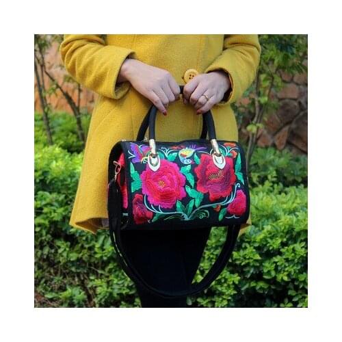 Fashion Embroidery Women Multi-use Bag!All-match Handmade Floral Embroideried Shoulder&Handbags Small Handbag For Ladies Bolsa