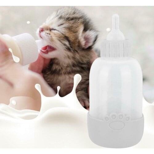 New Feeding Nursing Bottle Nipple Brush Kit for Dog Puppy Cat Kitten Small Pet Food-grade Silicone-30