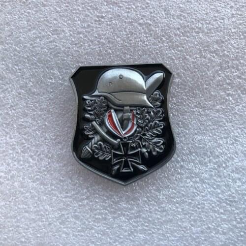 German iron cross helmet Badge