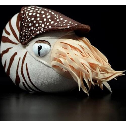 Lifelike Nautilus Plush Toys Real Life Chambered Nautilus Stuffed Animal Toy Soft Sea Life Toys Gifts For Kids