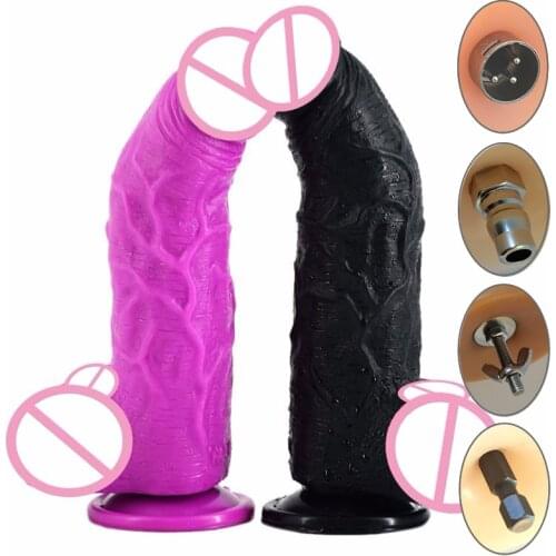 Advanced Super Big Sex Machine Attachment 3XLR Accessories Upturned Dildo Sex Love Machine Penis For Women Man Y52