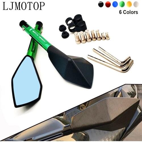 Motorcycle Mirrors Moto Side Rearview Mirrors CNC Aluminum For Suzuki Bandit 650S DL1000 GSF1200 BANDIT GSF1250 BANDIT