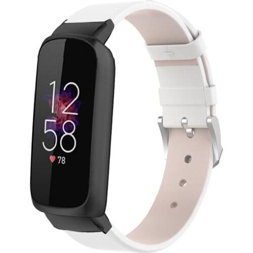 High Quality Leather Watch Strap Sports Strap Spare Parts for Fitbit Luxe Smart Bracelet