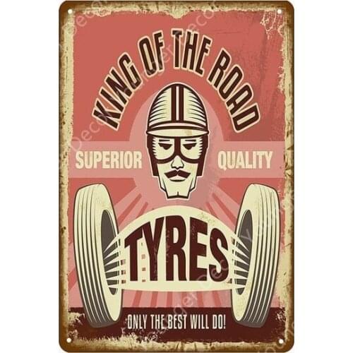 Gramps Garage Tin Signs Car Repair Tyres Metal Poster Wall Art Decor Vintage Decorative Plate My Garage My Rules Plaque YI-087