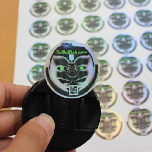 Customized OEM custom adhesive round promotion label sticker, paper promotion sticker with logo printed, promotion sticker roll
