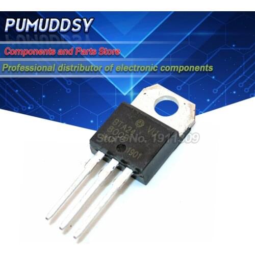 10PCS BTA24-800B BTA24 BTA24-800 Triacs 25 AMP 800 VOLT TO-220 IC