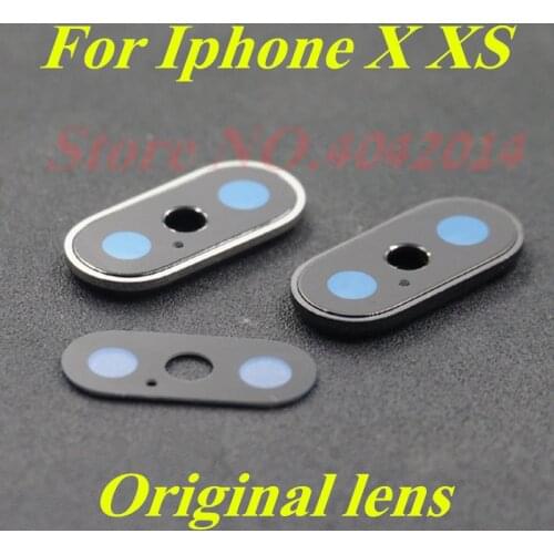 100% Original Rear Back sapphire Camera Glass Lens Cover For iPhone X XS max Mobile phone lenses case replacement Parts