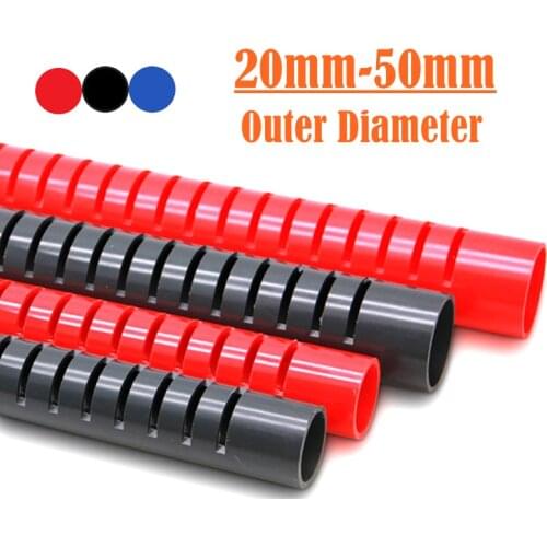 2PCS-Pack DIY 20mm to 50mm Rain Pipe Aquarium Filter Tank Outflow Pipe Spray Rain Bar External 3 Color Available