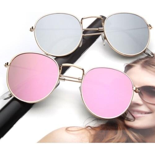 2021 Luxury Mirror Sunglasses Women/Men Brand Designer Glasses Lady Round Sun Glasses Street Beat Oculos De Sol Gafas