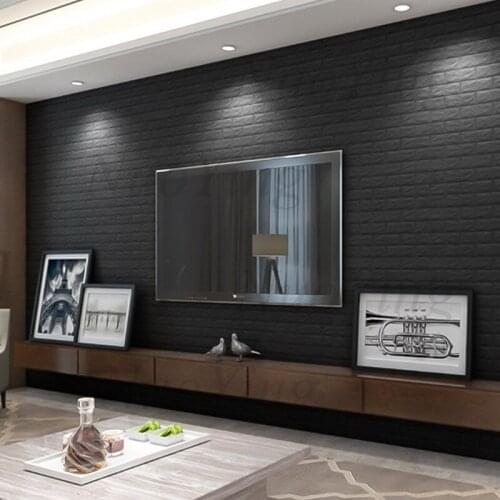 70x77cm DIY 3D Wall Stickers Self Adhesive Foam Brick Room Decor Wallpaper Wall Decor Living Wall Sticker For Kids Room