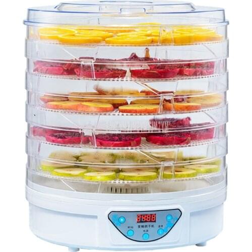 5-Layer Frequency Conversion Automatic Food Dehydrator Snacks Dehydration Household Fruit Vegetable Dry Machine Pet Food Dryer