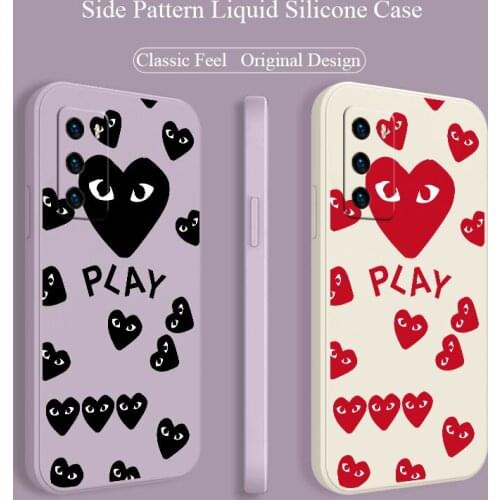 Black Love Face Silicone Soft Case For Huawei P40 P30 P20 Pro Lite Mate 40 30 20 Pro Lite P Smart 2021 Y7A Shockproof Phone