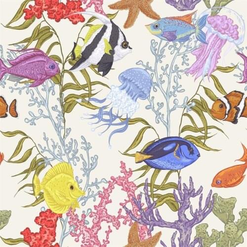 Polyester Four-way stretch fabric for childrens clothing daily necessities pattern custom printing shirt sewing fabric