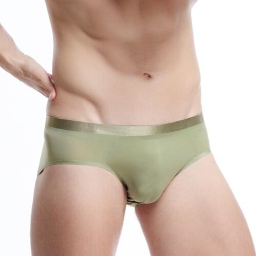 COCKCON Mens Silk Briefs