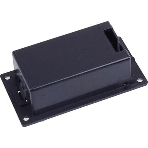 LJ-03 Pickup Battery Holder 9V Panel Mount Replacement ABS Portable Guitar Pickup Battery Box for Instrument Pickup Battery Hol