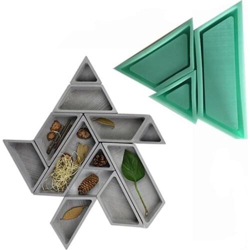 Concrete Garden Pot Mold Combined Flowerpot Silicone Mold Pen Holder Mold Silicone Forms for Concrete Craft