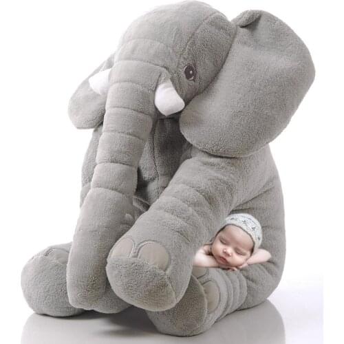Sole Sleeping Friend Jumbo Elephant-Big Squishy Plush Elephant-85 cm