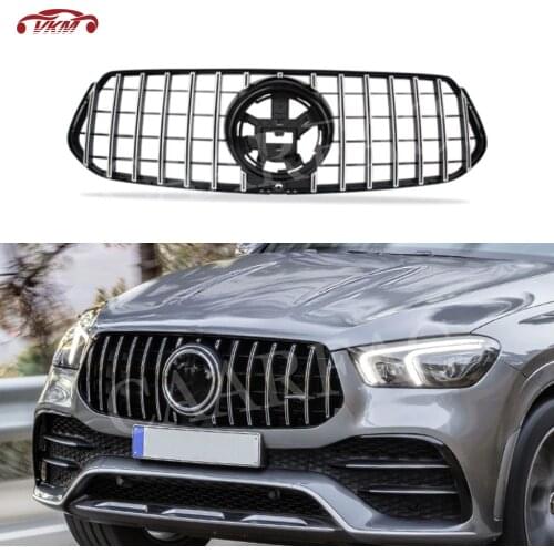 ABS Carbon Look Material Front Grill For Mercedes Benz GLE Class W167 GLE350 GLE450 GLE53 AMG Sport SUV 2020