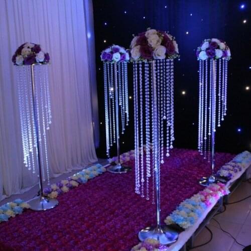 Rotated Pillar Aisle Road Leads Flower Stand Wedding Centerpieces 10 pcs/lot