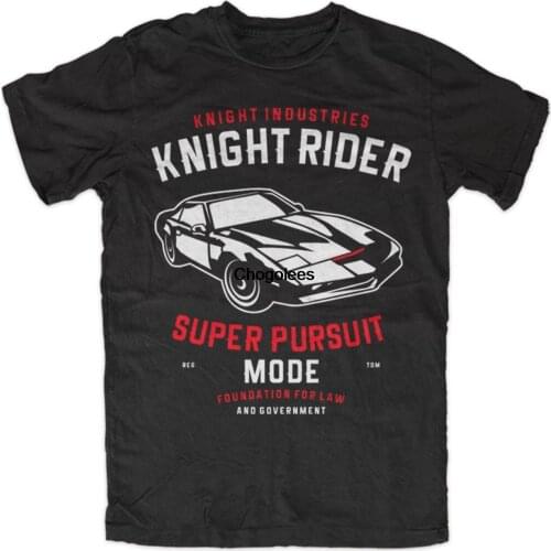 Knight Rider Premium Tshirt Short Sleeve Casual Tops Men