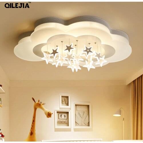 Simple modern ceiling lamp master bedroom lamp creative personality cloud lighting boy girl children room ceiling lamp