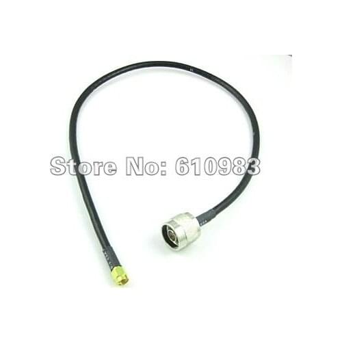 5pieces/lot) Extension cable pigtail cable RG58 50CM N plug male to RP SMA male female pin connector