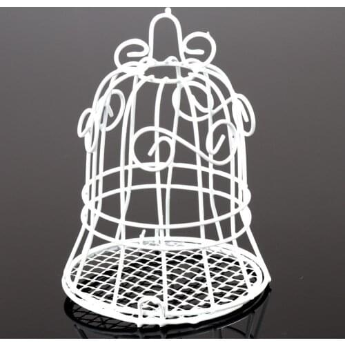 Hot Sale Luxe White Bird Cage Wedding Party Gift Box Favor Metal Candy Chocolate Flower Decor Party Favors Gifts Candy Boxes