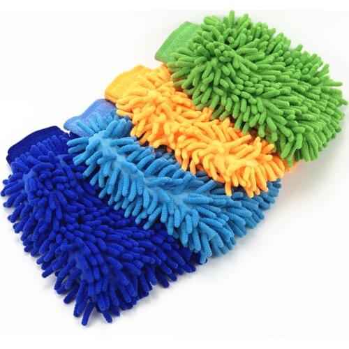 1pc Car Wash Gloves For Peugeot 107 108 206 207 208 301 307 308 407 408 508 2008 3008 4008 5008 Exalt