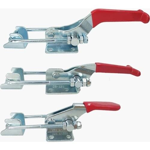 1pcs GH40323 Small Galvanized Hand Tool Outdoor Marine Grade Adjustable Hasp Fastener, Toggle Latch, Catch Hasps Trailer