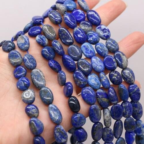 10-12mm Natural Irregular Lapis Lazuli Stone Beads Gravel Loose Spacer Beads for DIY Charm Necklace Bracelet Jewelry Making 14