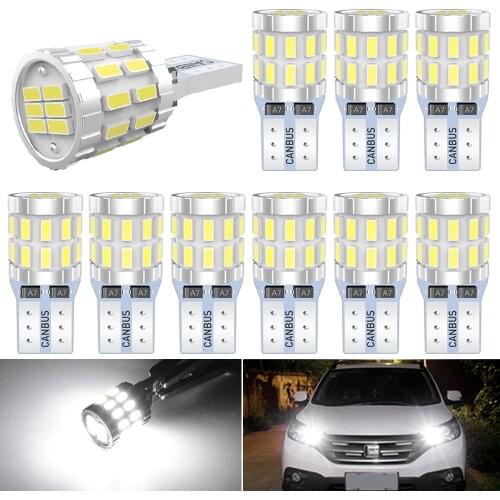 10x T10 W5W Canbus 168 194 LED Light Bulbs Clearance Side Marker Lights For Mercedes Benz W211 W221 W220 W163 W164 W203 C E SLK