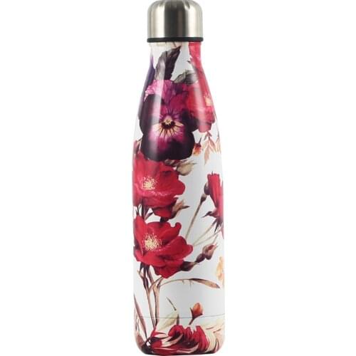 500ML Girls Water bottle thermos Double wall Stainles Steel Water bottle Thermos bottle keep Hot and Cold Insulated Vacuum Flask