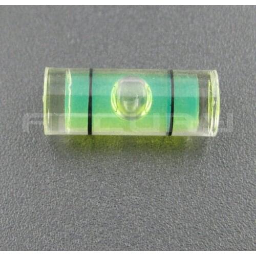 20pcs 6*15mm Acrylic tubular levels mini spirit level Liquid level Indicator for Hanging horizontal ruler