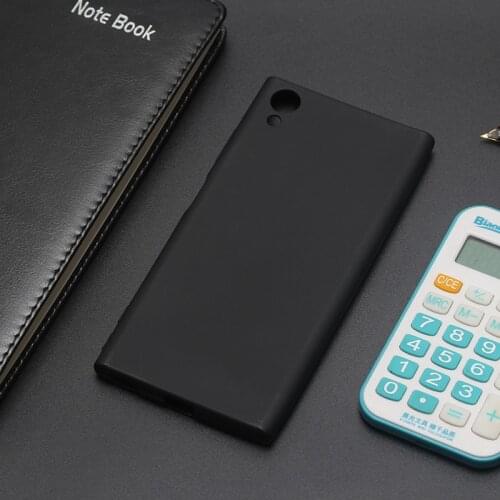 AMMYKI Hot Fine texture Comprehensive protection soft XA1+ Black silicone phone cover 5.5'For Sony xperia XA1 Plus case