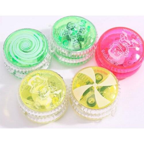 10 Pcs/set Children Yo-Yo Luminous New LED Flashing Ball Party Game Toys Kids for Boys Girls Y4UD
