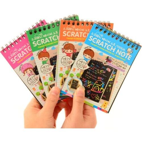 Childrens Drawing Graffiti Toy Craft Paper Educational Toy Painting Handmade Diy Scratch Painting Drawing Toys