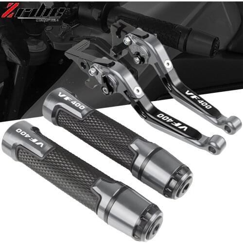 For HONDA VF400 VF 400 RVF400 CBR400NC MSR250PGM2/PGM3/PGM4 CNC Motorcycle Adjustable Foldable Brake Clutch Lever Handle Grips