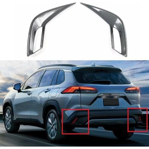 For Toyota Corolla Cross (XG10) 2020 2021 Rear Fog Light Cover Trim Guards Protector Bumper Car Accessories