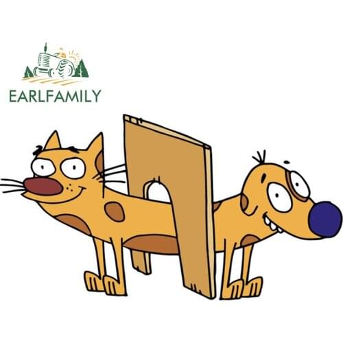 EARLFAMILY 13cm x 7.1cm for Australian Cattle Dog Car Assessoires Stickers Vinyl Decal Waterproof Occlusion Scratch DIY Graphics