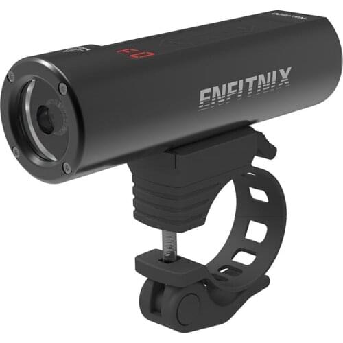 Enfitnix Intelligent Bicycle Headlamp Waterproof + USB Charging Touch Sliding Night Safety Riding Lamp Handle Flashlight