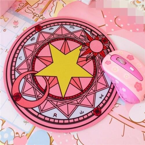 LELAKAYA Cosplay Japanese Anime Card Captor Sakura Figure Kinomoto Sakura Star the Clow Action Figure Printed mouse mad Toy New
