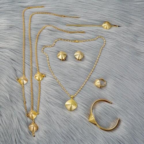 African Earrings Ring Hairpin Head Chain Silver Dubai Wedding Jewelry Sets for Women Ethiopian Eritrea Habesha Bridal Gifts