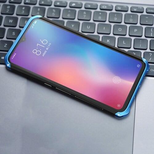 Sep.Packaging Upgrade Anti-fall Metal Frame PC Back For Xiaomi 9 Mi9 Mi 9 Aluminum Alloy Mobile Xiaomi9 M9 Bumper Case Cover