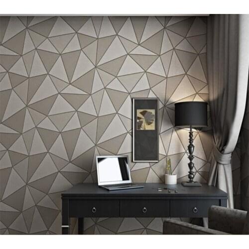 Beibehang Imitation leather stripe deep embossed wallpaper 3d living room bedroom wallpaper TV background 3d wallpaper mural