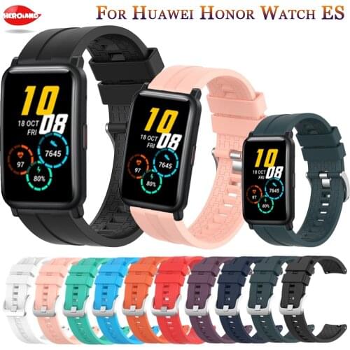 Soft Silicone 20mm WatchBand Strap For Huawei Honor Watch ES Original Smartwatch Bracelet Wristband For Amazfit GTS 2 /GTR 42mm