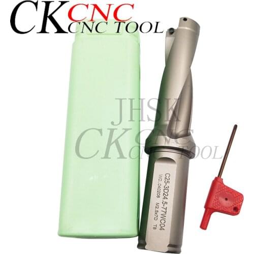 WC Series Drill Bites Insert Drill Metal Drill Bits 24.5mm Depth 3D Indexable U Drill Machinery Lathes CNC Water High Speed Dril