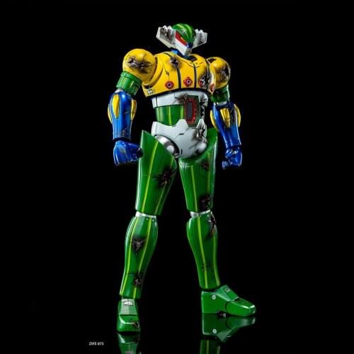 In Stock King Arts DFS075 Alloy Scenery Series 25.2cm Battle Damage Robot Action Figure Model for Fans Collection