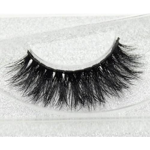 Visofree Mink False Eyelashes Classic Collection Upper Lashes Natural & Lightweight Mink Lashes 1 pair Glitter Packaging D105