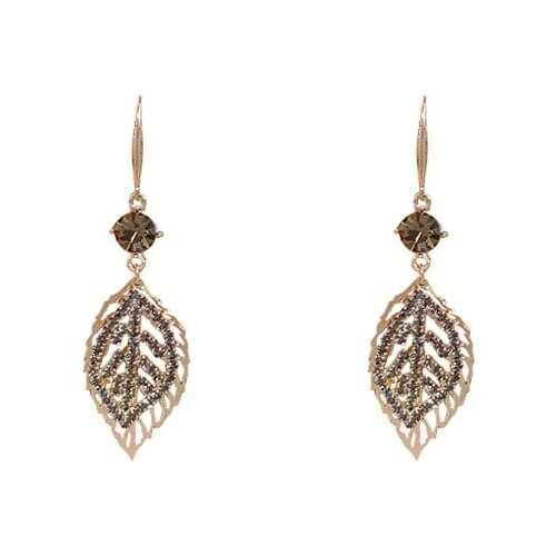 POTCET Korea 2021 Fashion Trend Womens Leaf Earrings Retro Earrings Simple Earrings Geometric Trend 2021 Jewelry Free Shipping