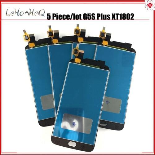 5 Piece/lot AMOLED LCD For Motorola MOTO G5S Plus XT1804 XT1805 XT1806 XT1802 XT1803 LCD Display Touch screen Digitizer Assembly